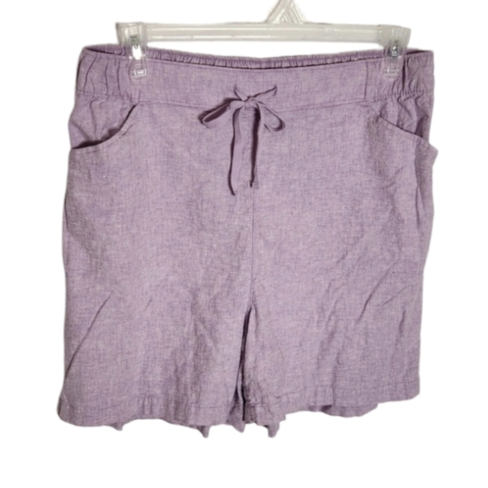 Lane Bryant Linen Blend Shorts NWT